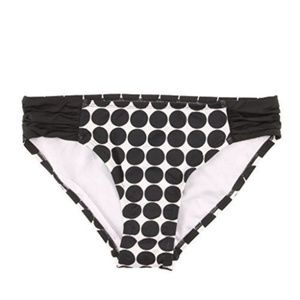 apt 9 black and white swim bottom